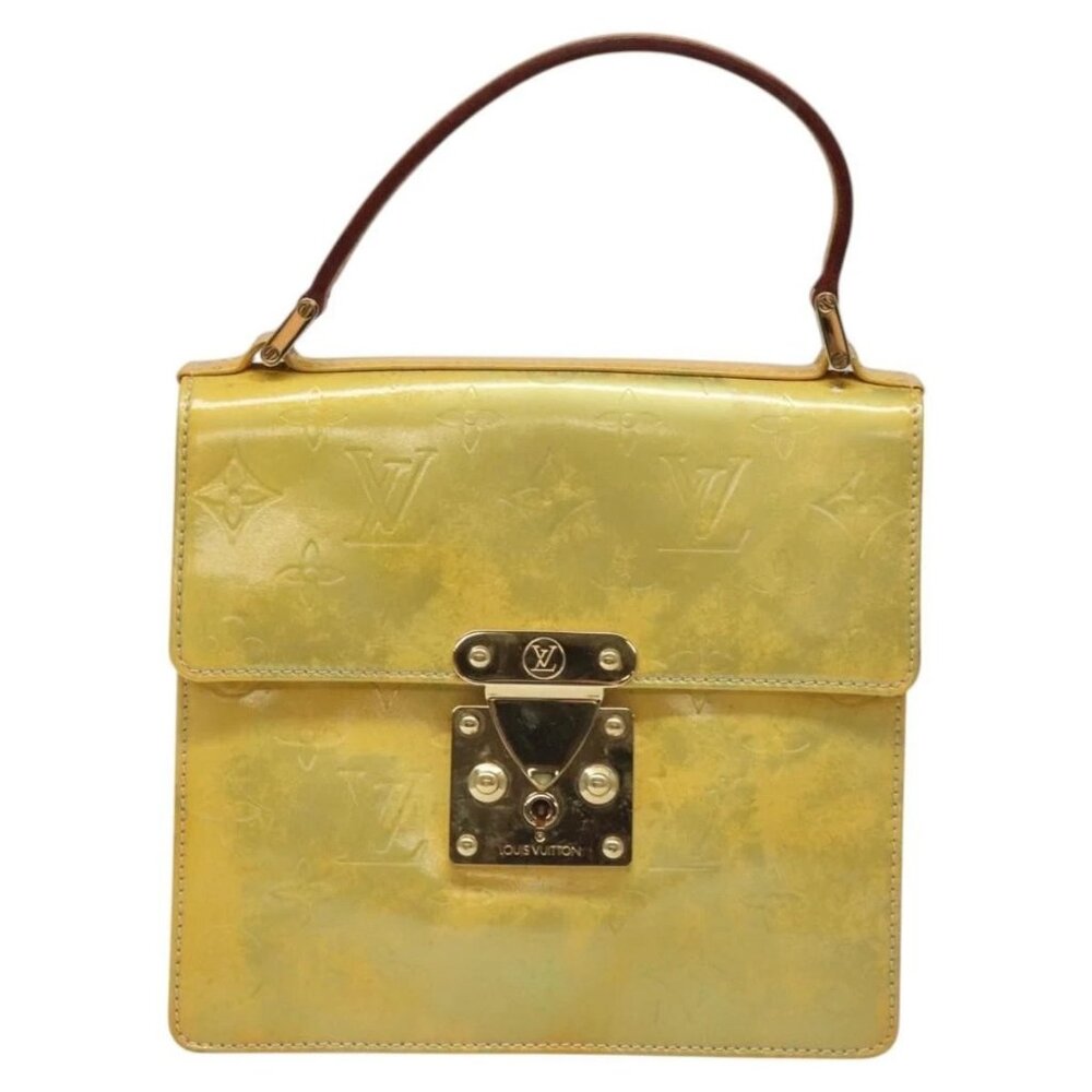 LOUIS VUITTON Monogram Vernis Spring Street Hand Bag Gris M91029 LV Auth 114335 - Picture 11 of 15